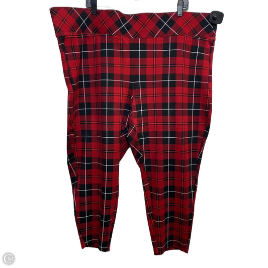 Pants Other By Torrid In Black & Red, Size: 4x