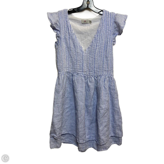 Dress Designer By Vineyard Vines In Blue & White, Size: Xs