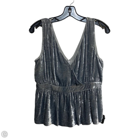 Top Sleeveless By J. Crew In Grey, Size: S