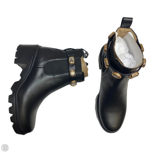 Boots Ankle Heels By Steve Madden In Black, Size: 9.5