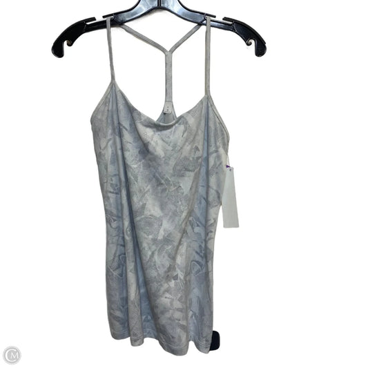 Athletic Tank Top Designer By Lululemon In Grey, Size: M