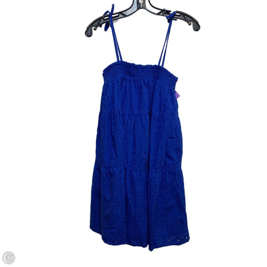 Dress Casual Short By Crown And Ivy In Blue, Size: M