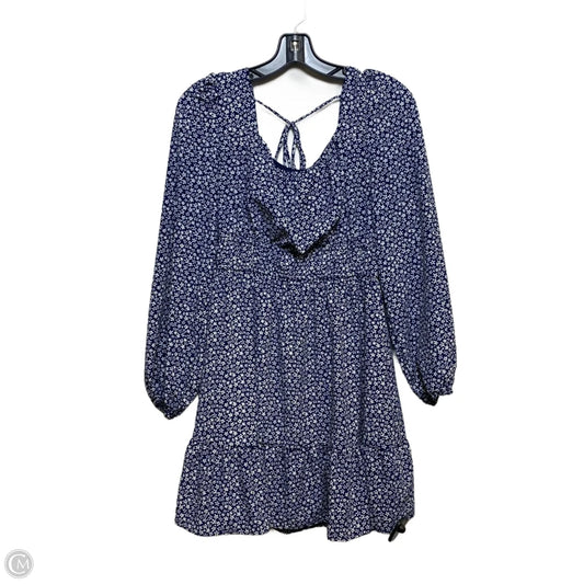 Dress Casual Short By Altard State In Blue & White, Size: M