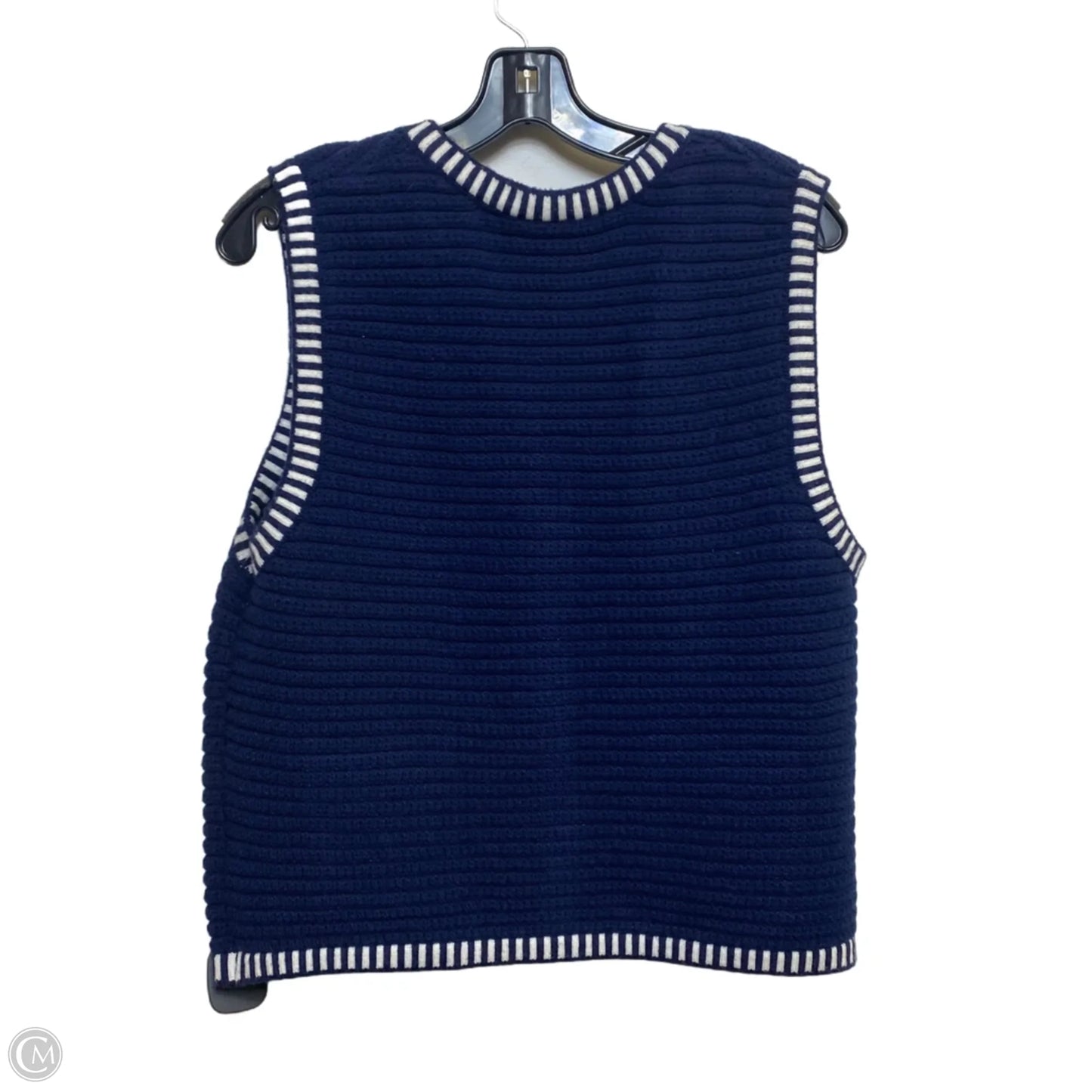 Vest Sweater By Joie In Blue, Size: L