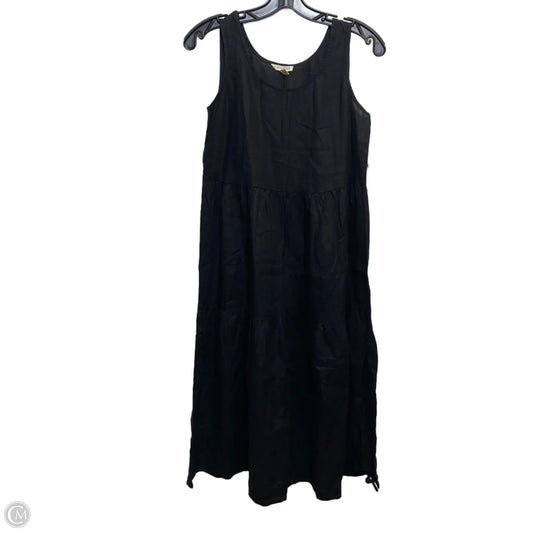 Dress Casual Midi By Eileen Fisher In Black, Size: Xxs