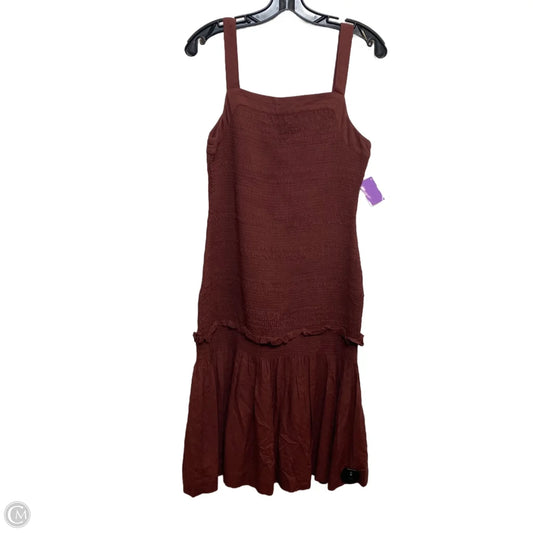 Dress Casual Short By Anthropologie In Red, Size: S