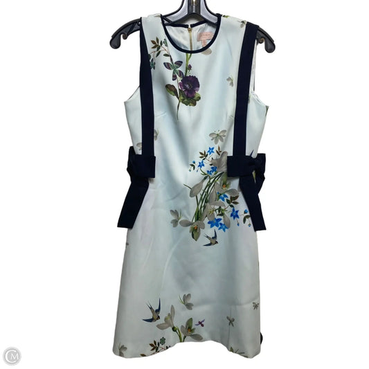 Dress Designer By Ted Baker In Blue, Size: Xs