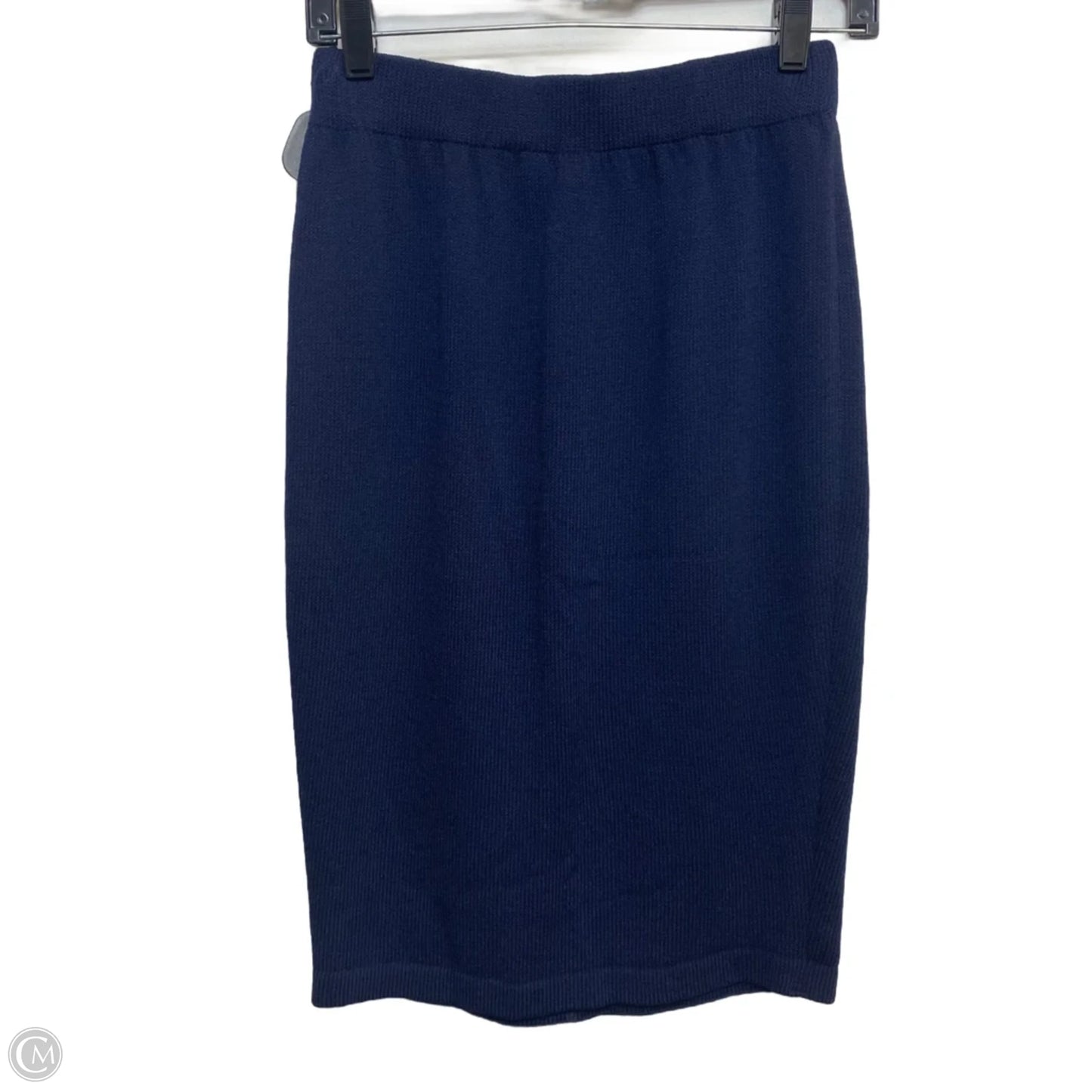 Skirt Luxury Designer By St John Collection In Navy, Size: S