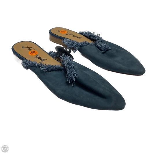 Shoes Flats By Free People In Blue, Size: 8.5