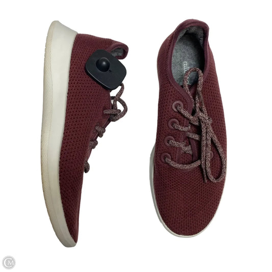 Shoes Athletic By Allbirds In Red, Size: 9