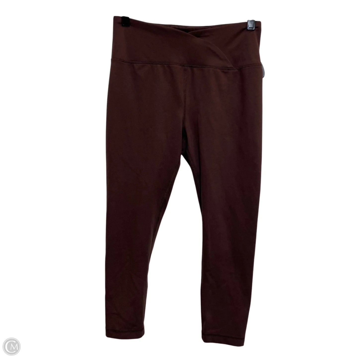 Athletic Leggings By 90 Degrees By Reflex In Brown, Size: M