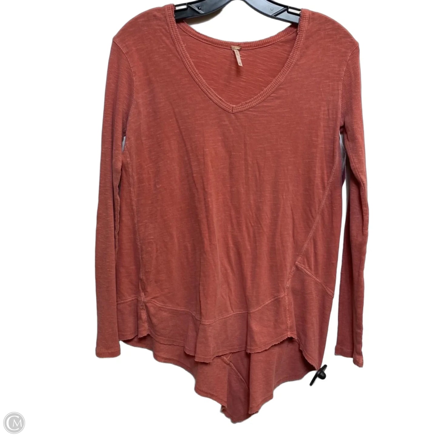 Top Long Sleeve By Free People In Orange, Size: Xs