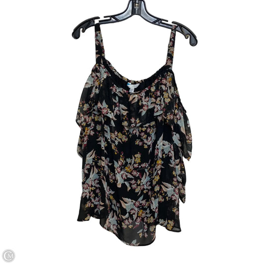 Top Short Sleeve By Boutique + In Black, Size: 1x