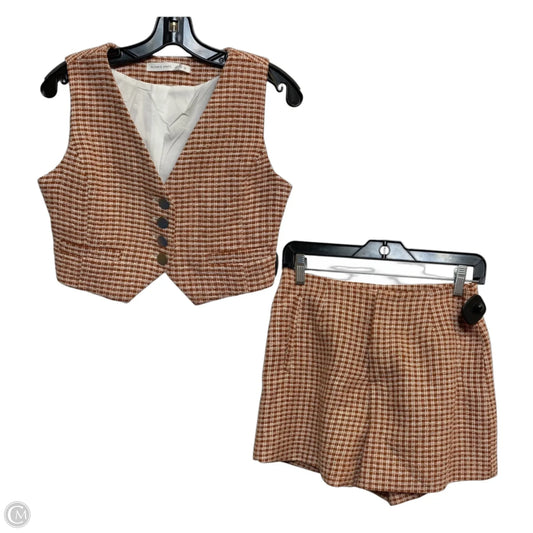 Shorts Set By Altard State In Brown & White, Size: S