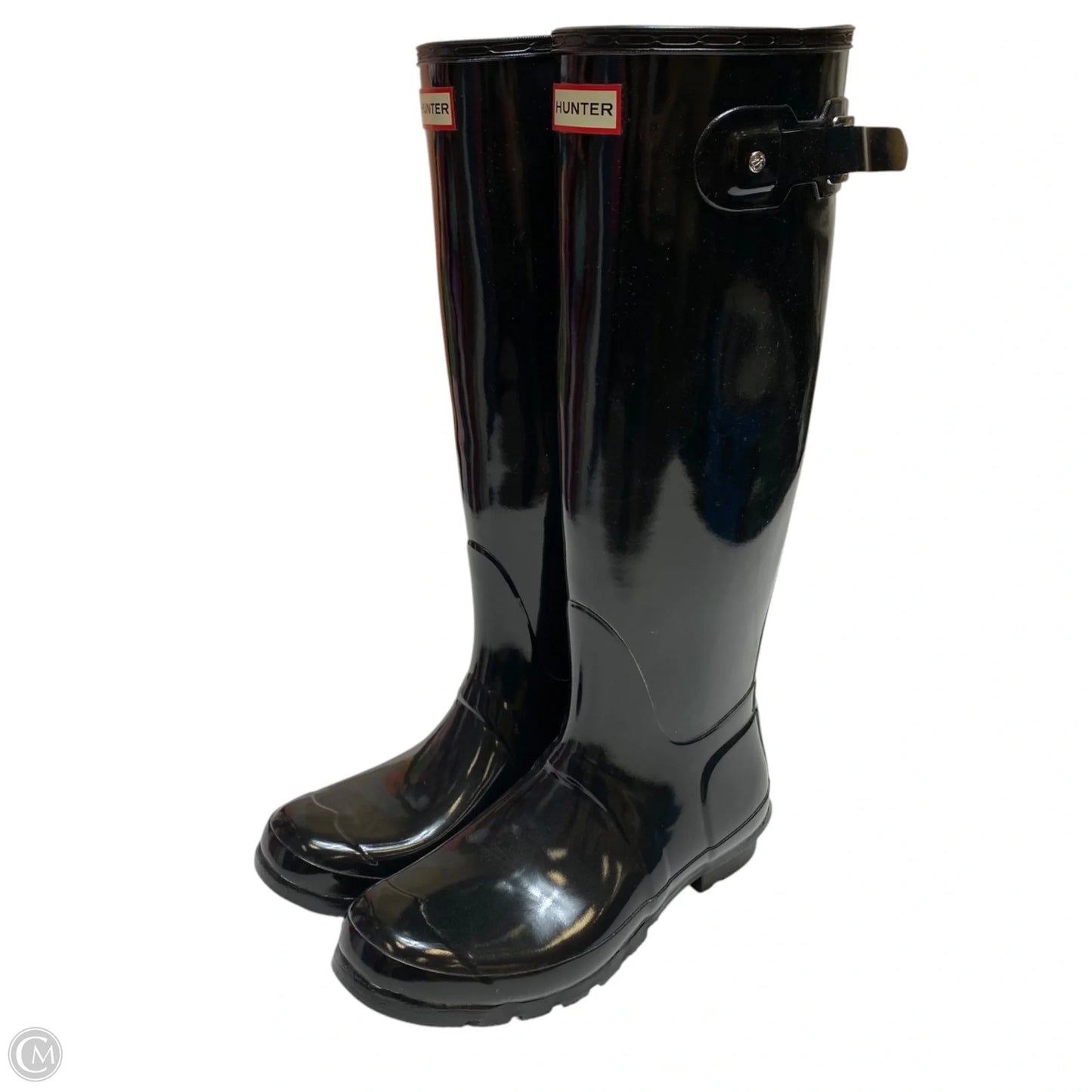 Boots Designer By Hunter In Black, Size: 8