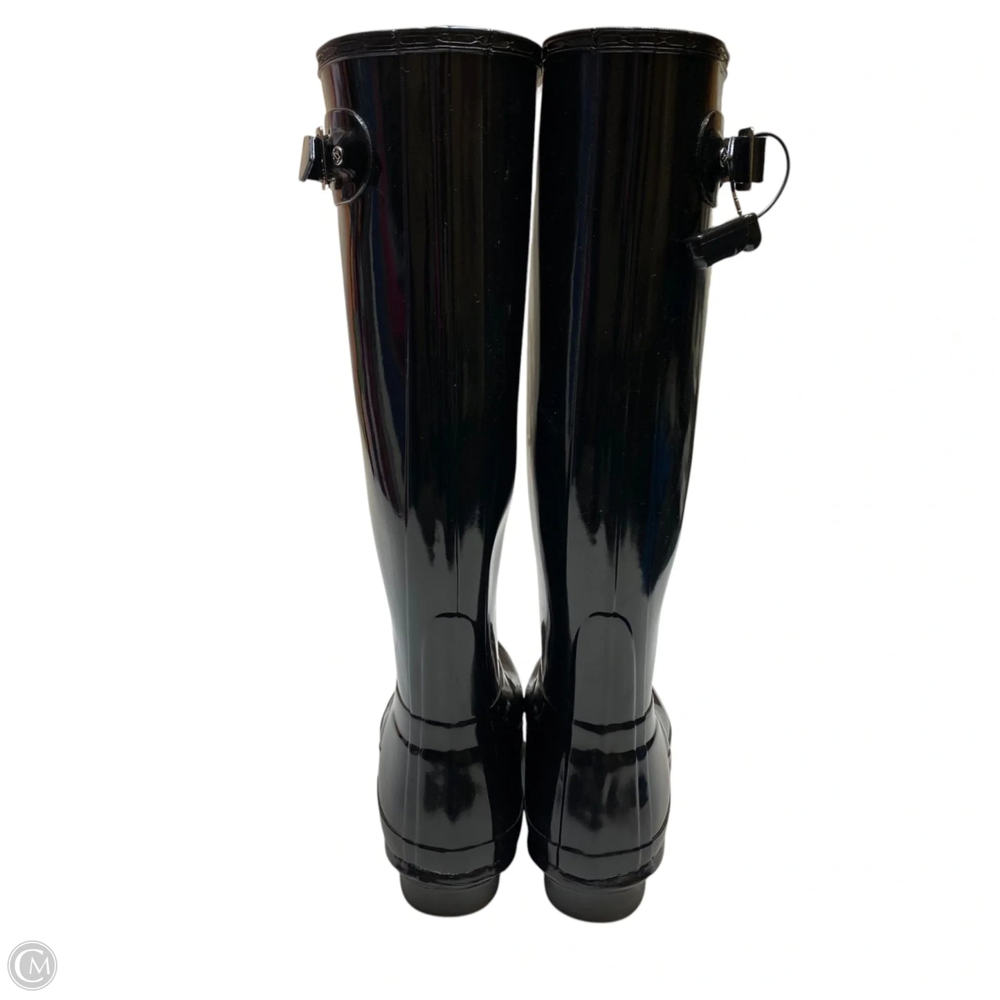 Boots Designer By Hunter In Black, Size: 8