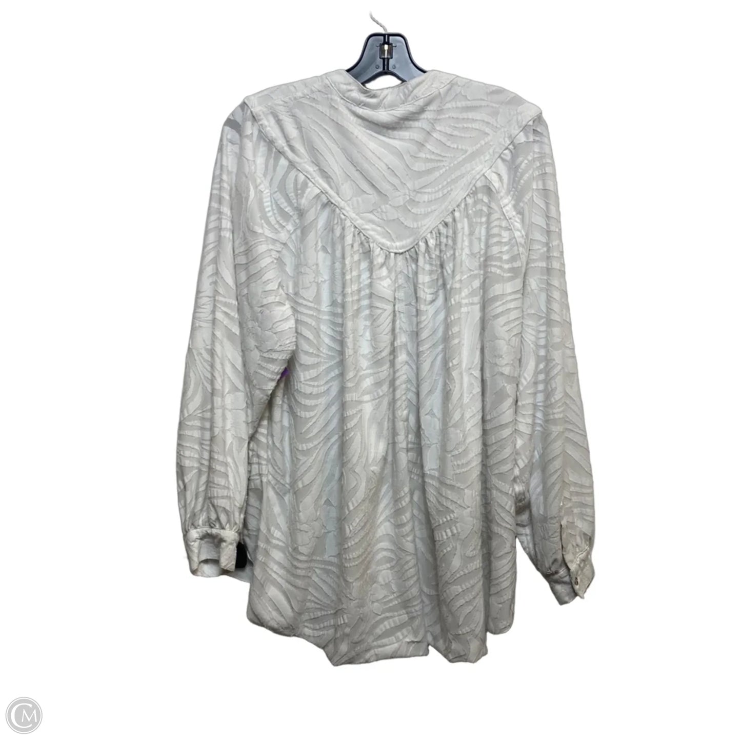 Top Long Sleeve By Free People In White, Size: S