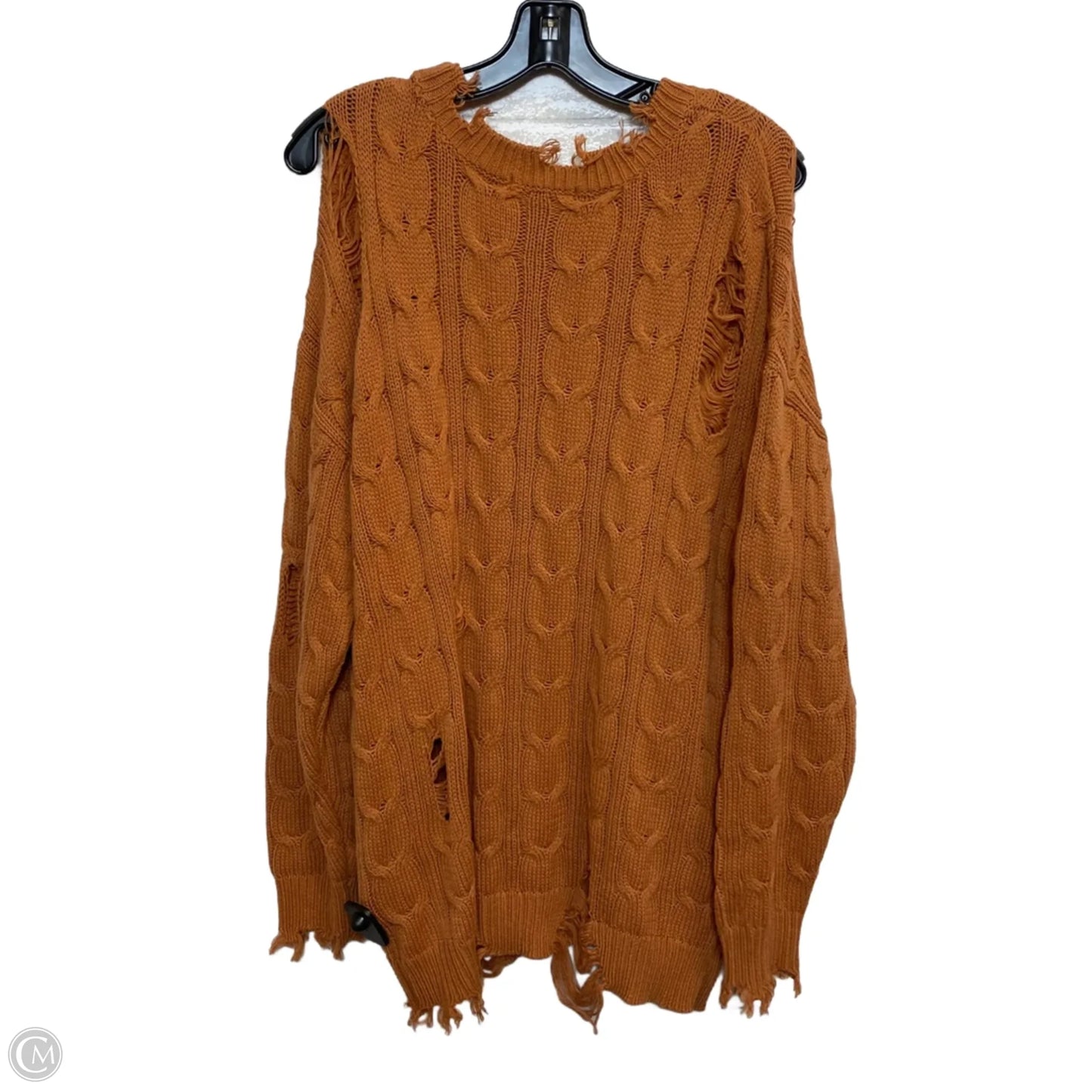 Sweater By Forever 21 In Brown, Size: L