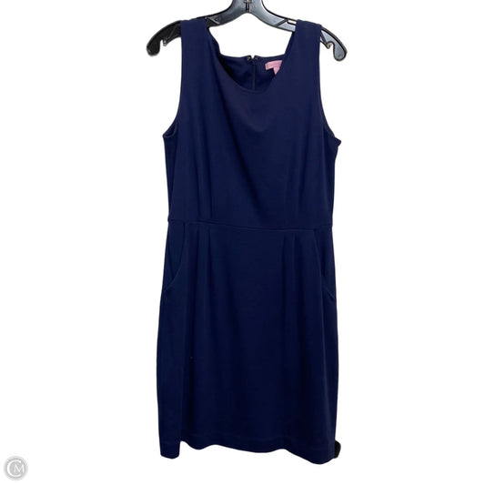 Dress Designer By Lilly Pulitzer In Navy, Size: L