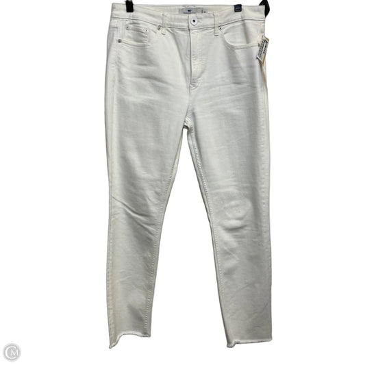 Jeans Designer By Vineyard Vines In White Denim, Size: 8
