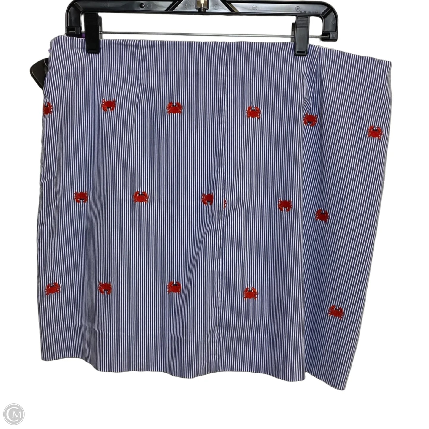 Skort By Crown And Ivy In Blue & White, Size: Xl