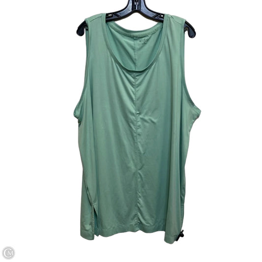 Top Sleeveless Basic By Wonderly In Green, Size: 3x