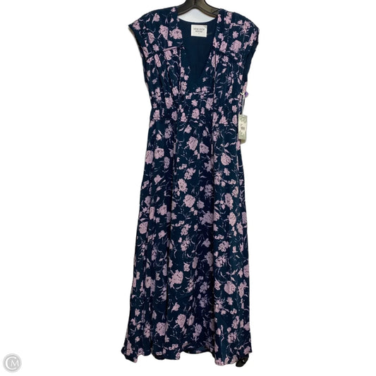 Dress Casual Midi By Hyacinth House In Blue & Pink, Size: S