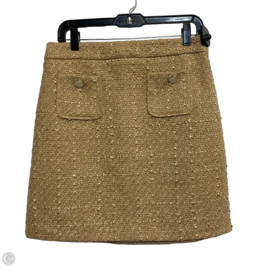 Skirt Mini & Short By Maison Damelie In Tan, Size: S