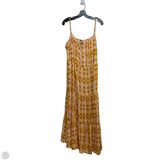 Dress Casual Maxi By Jessica Simpson In Pink & Yellow, Size: Xl