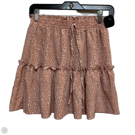 Skirt Mini & Short By Cmf In Pink, Size: S