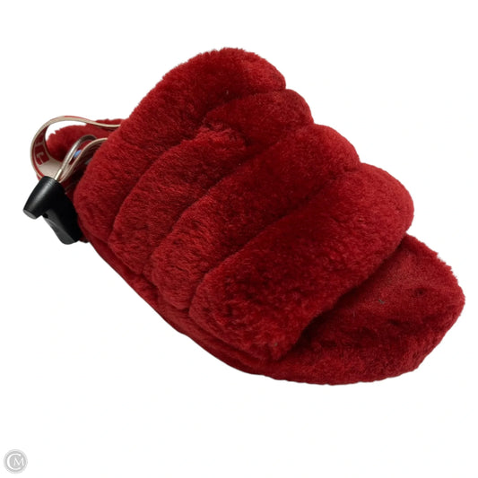 Sandals Designer By Ugg In Red, Size: 6