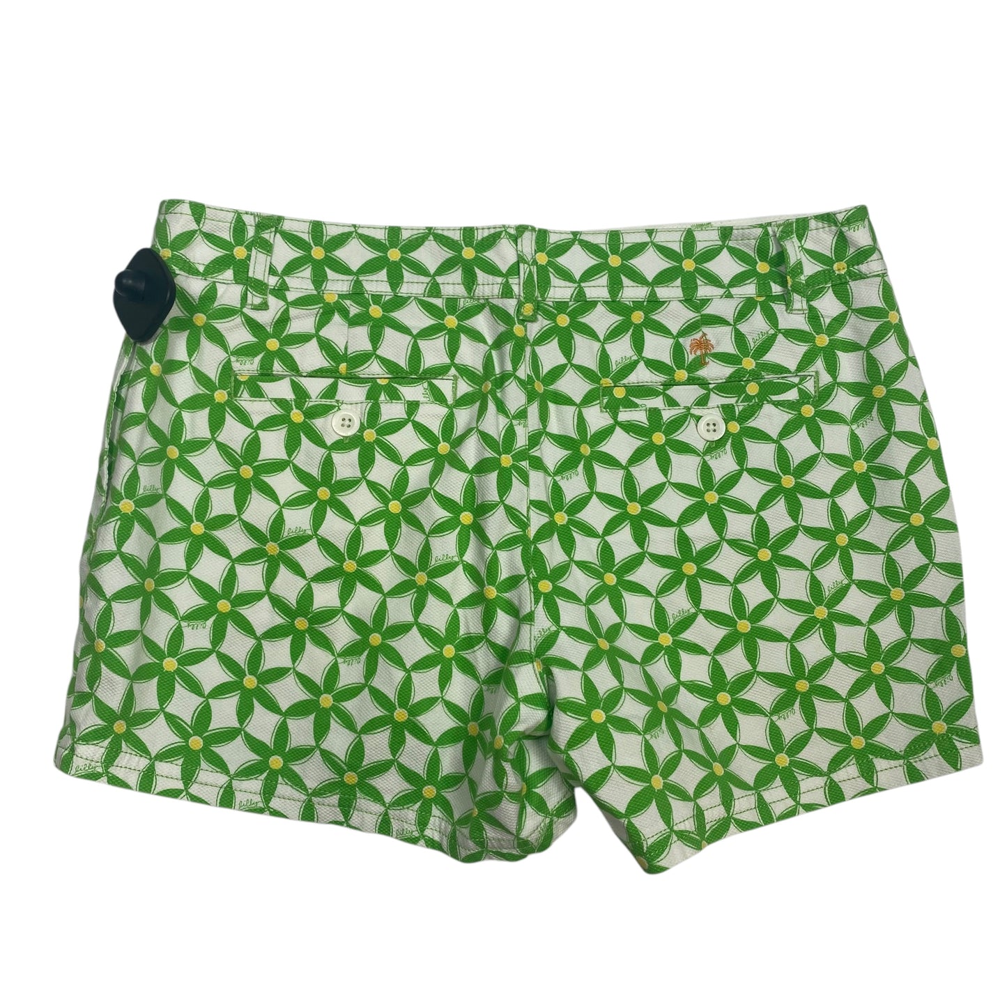 Shorts Designer By Lilly Pulitzer In Green & White, Size: 6