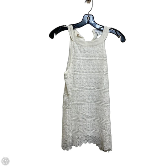 Top Sleeveless By Antibes Blanc In White, Size: S