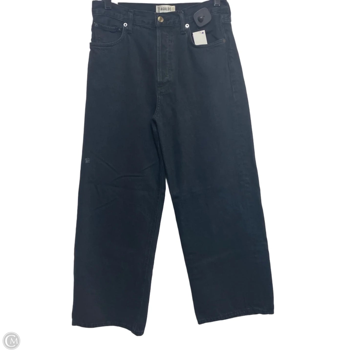 Jeans Designer By Agolde In Black Denim, Size: 6
