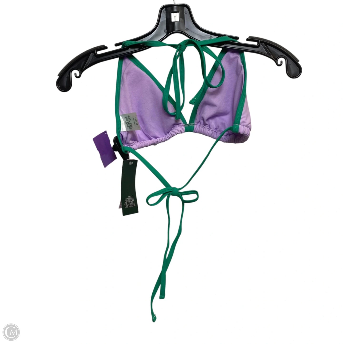 Swimsuit Top By Wild Fable In Purple, Size: L