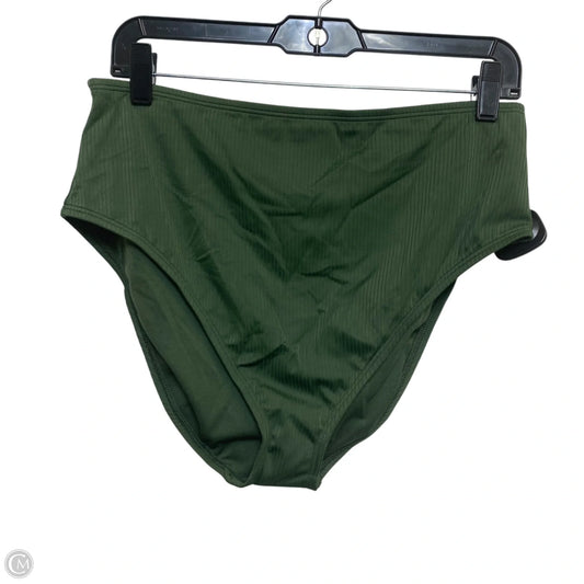 Swimsuit Bottom By Shade & Shore In Green, Size: L