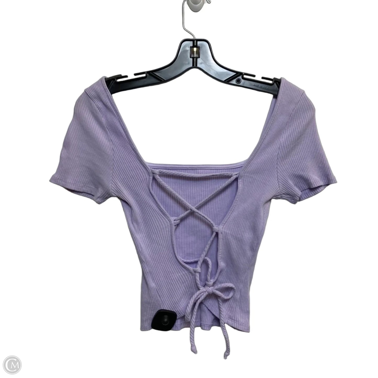 Top Short Sleeve By Blue Blush In Purple, Size: M