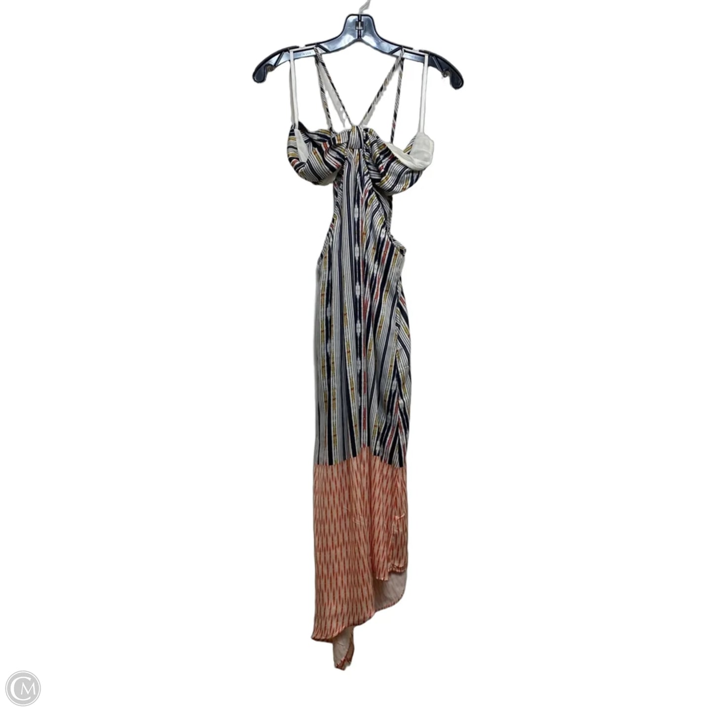 Dress Casual Midi By Anthropologie In Black & Brown, Size: S