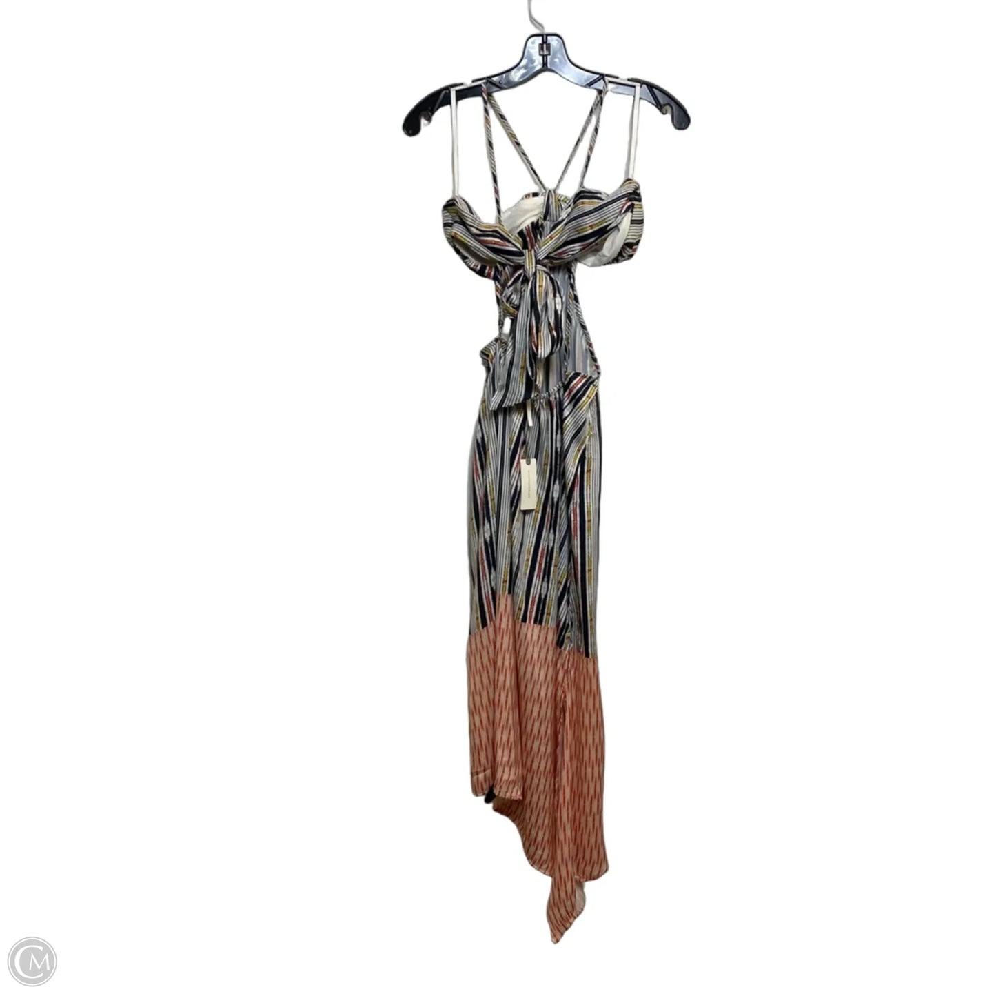 Dress Casual Midi By Anthropologie In Black & Brown, Size: S