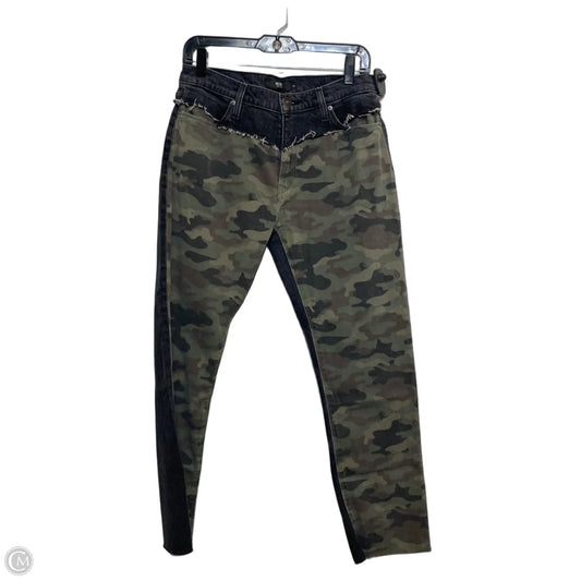 Jeans Designer By Hudson In Black & Green, Size: 6