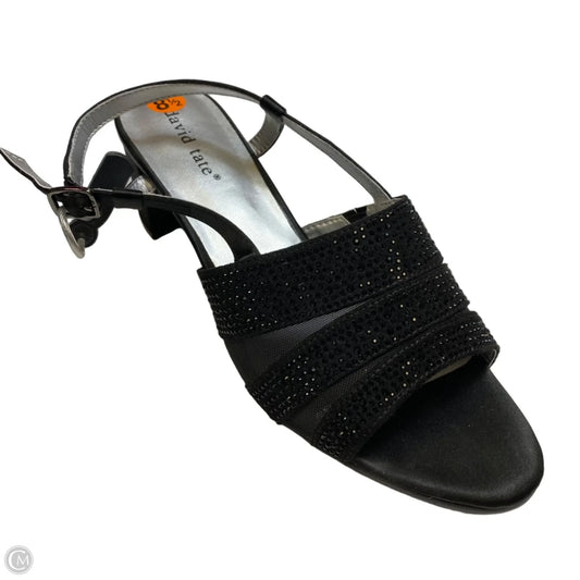 Sandals Heels Block By David Tate In Black, Size: 8.5