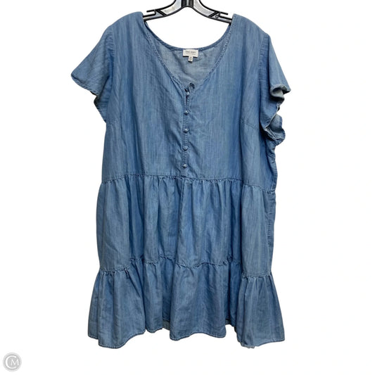 Dress Casual Short By True Craft In Blue, Size: 4x