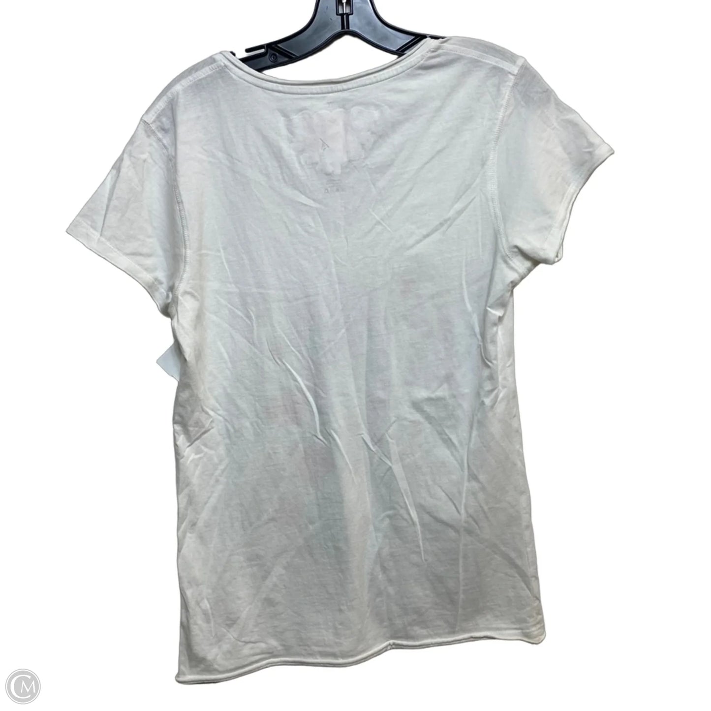 Top Short Sleeve By Clothes Mentor In White, Size: Xl