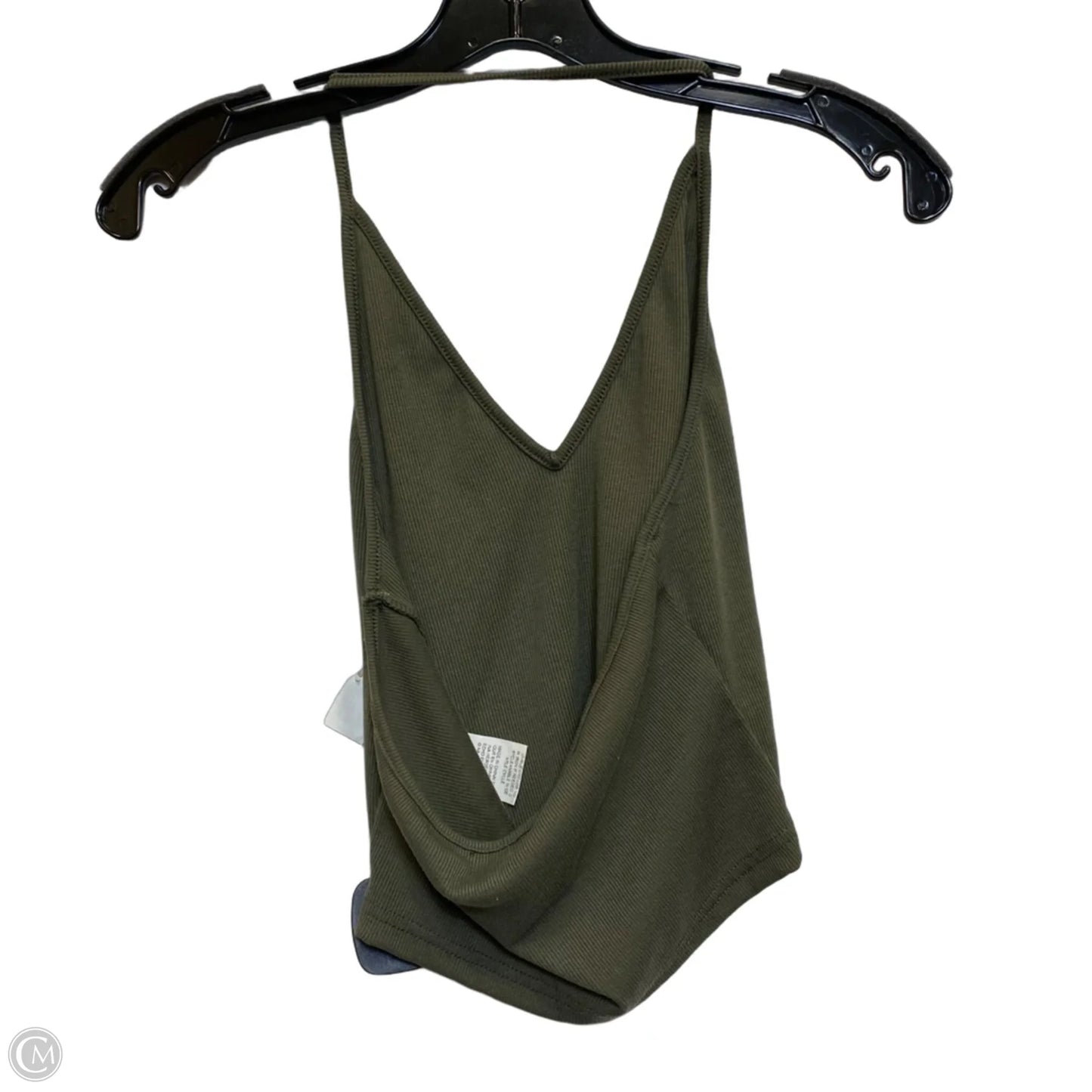 Top Sleeveless Basic By Shein In Green, Size: Xs