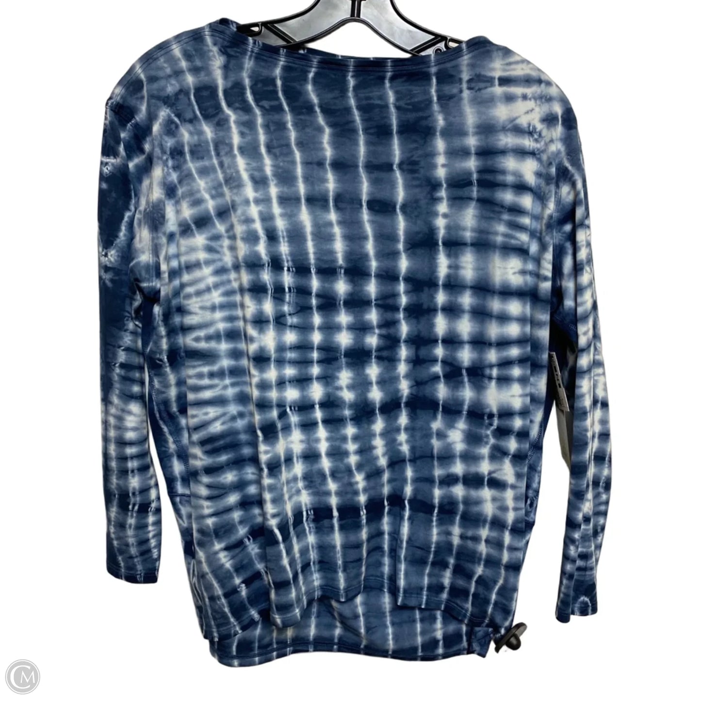 Athletic Top Long Sleeve Crewneck Designer By Lululemon In Blue, Size: S