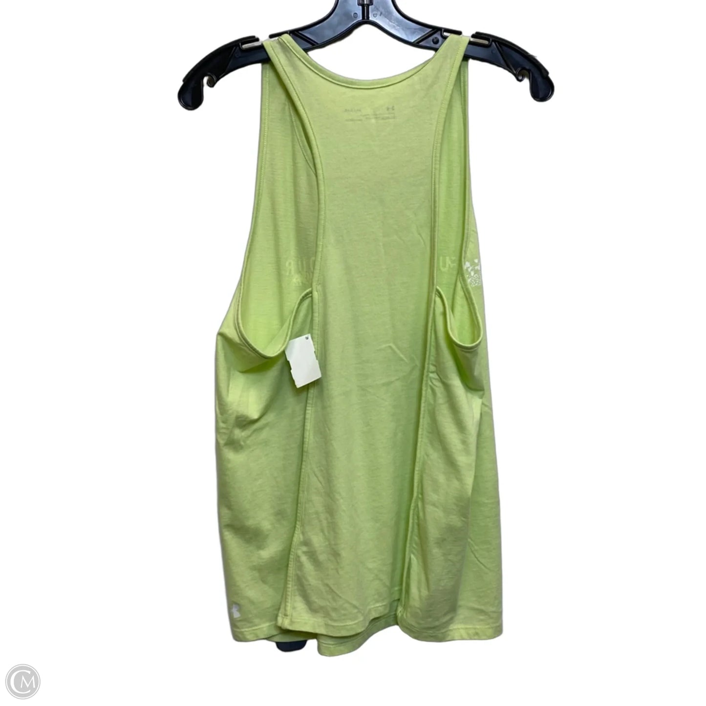 Athletic Tank Top By Under Armour In Green, Size: L