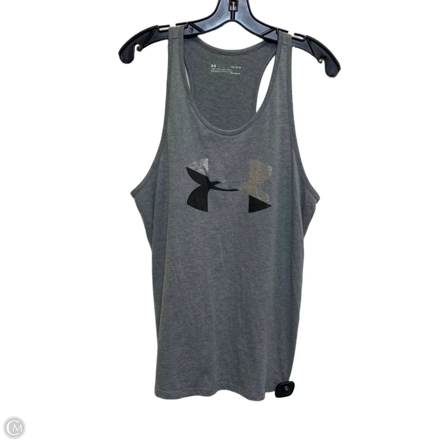 Athletic Tank Top By Under Armour In Grey, Size: L