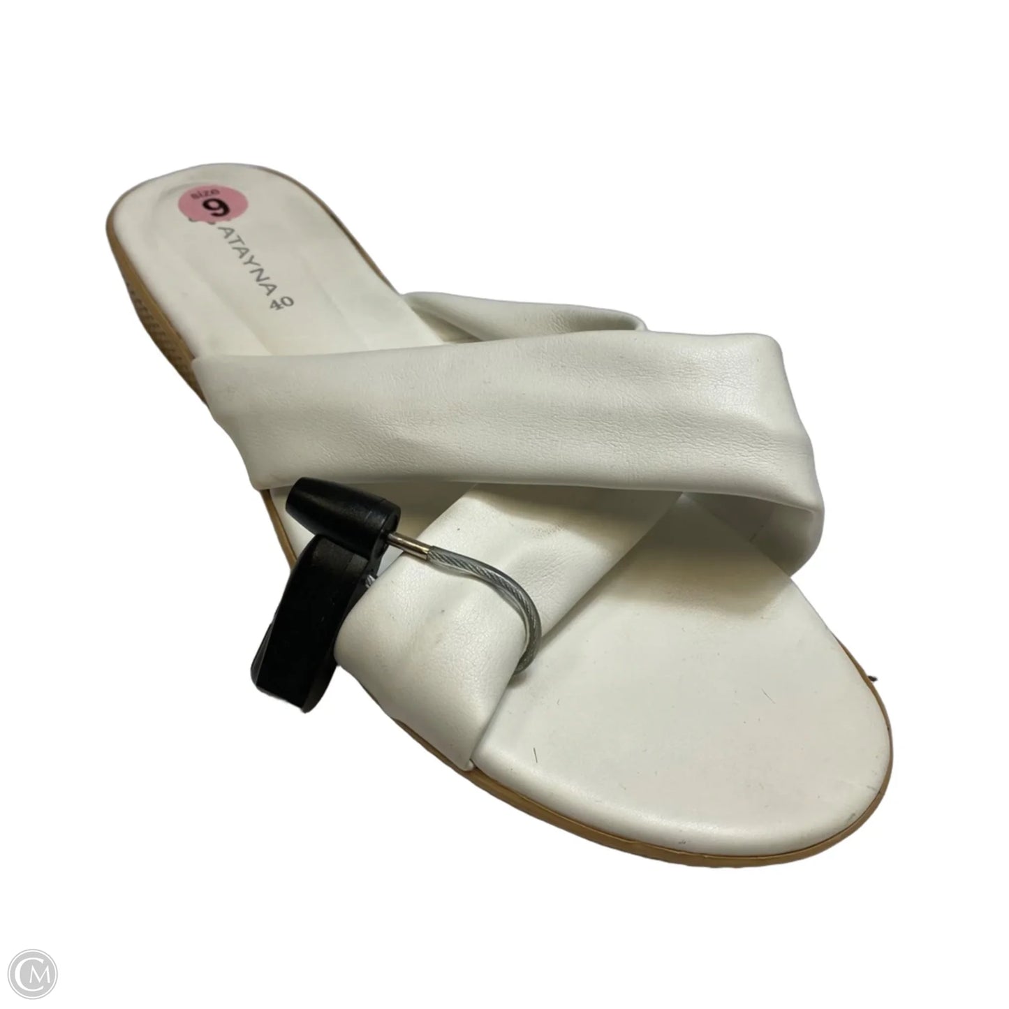 Sandals Flats By Atayna In White, Size: 9