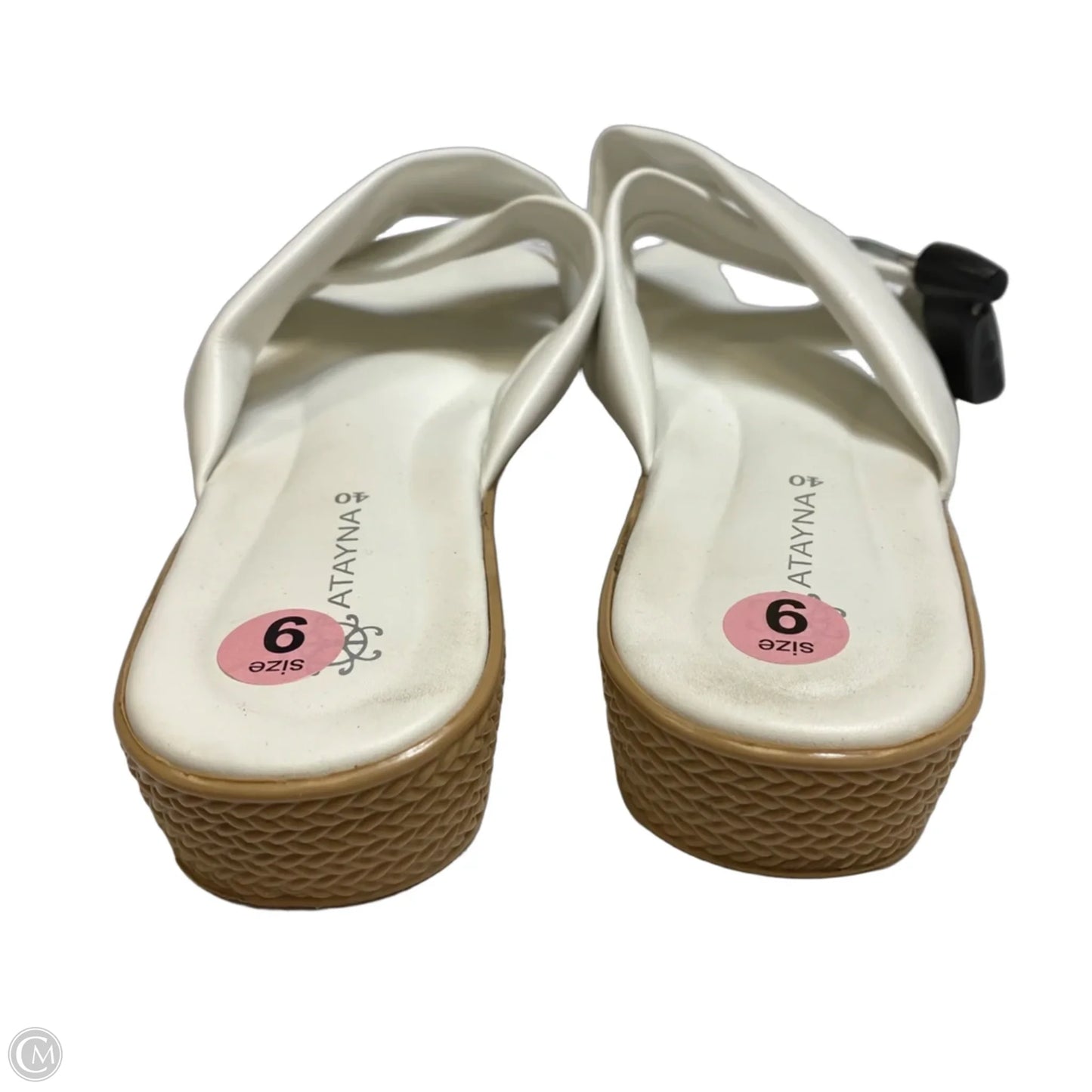 Sandals Flats By Atayna In White, Size: 9