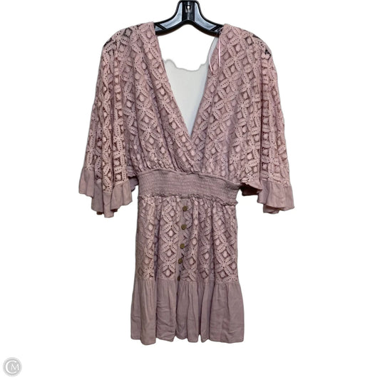 Dress Casual Short By Hyfve In Pink, Size: S
